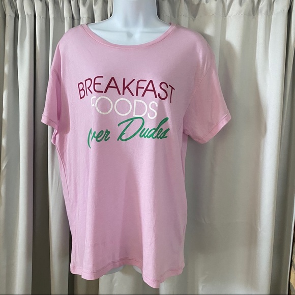 NWT WILDFOX Fuchsia Loose Fit Graphic Tee - Picture 3 of 7